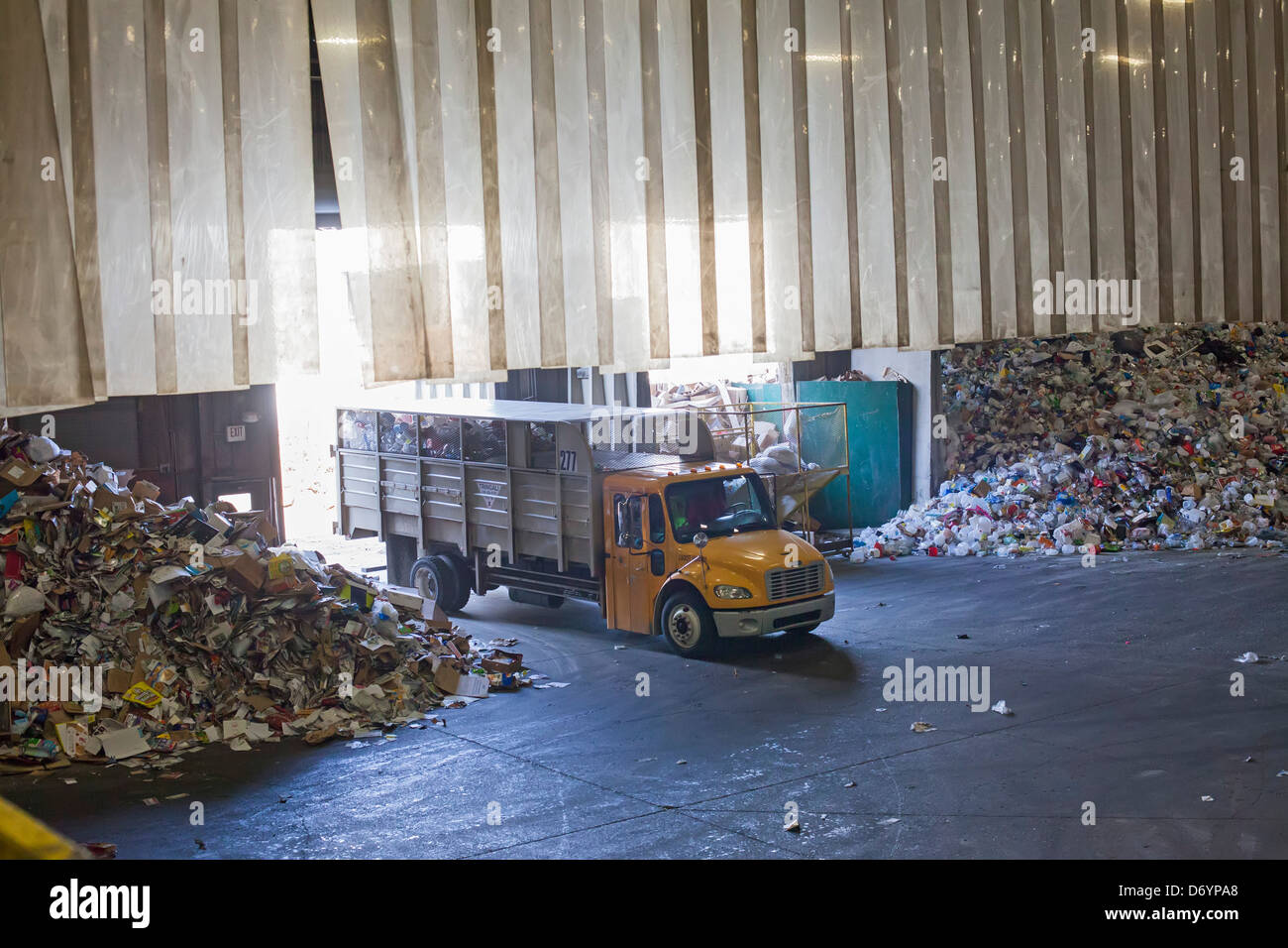 Recycling-Zentrum Stockfoto