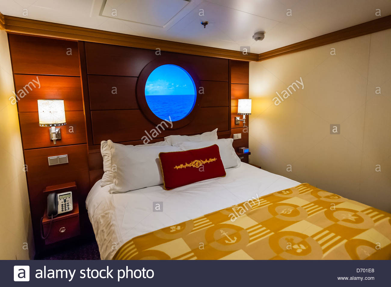 Ein Virtuelles Bullauge In Einem Zustand Zimmer Disney