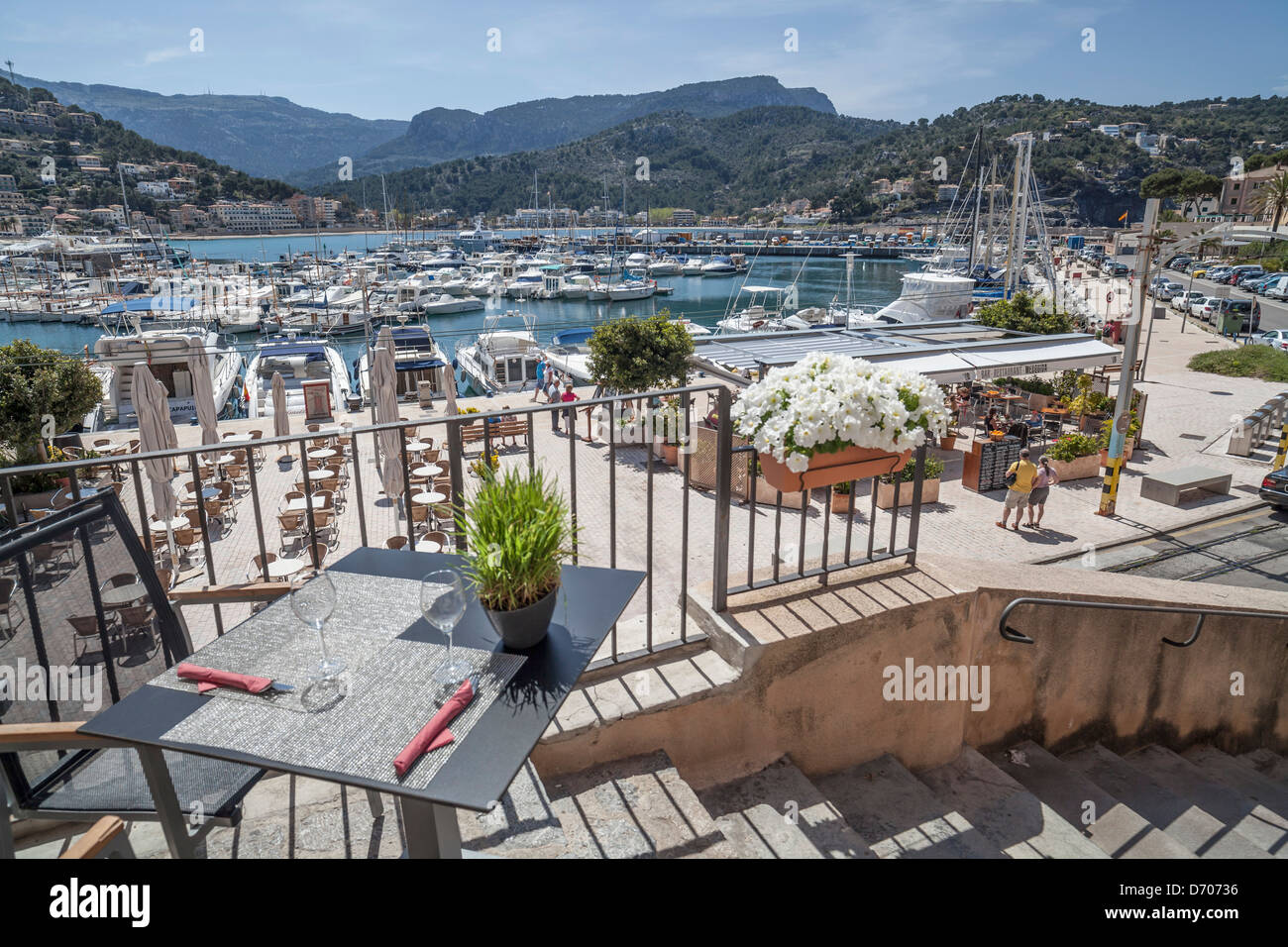 Port Soller, Mallorca, Balearen, Spanien Stockfoto