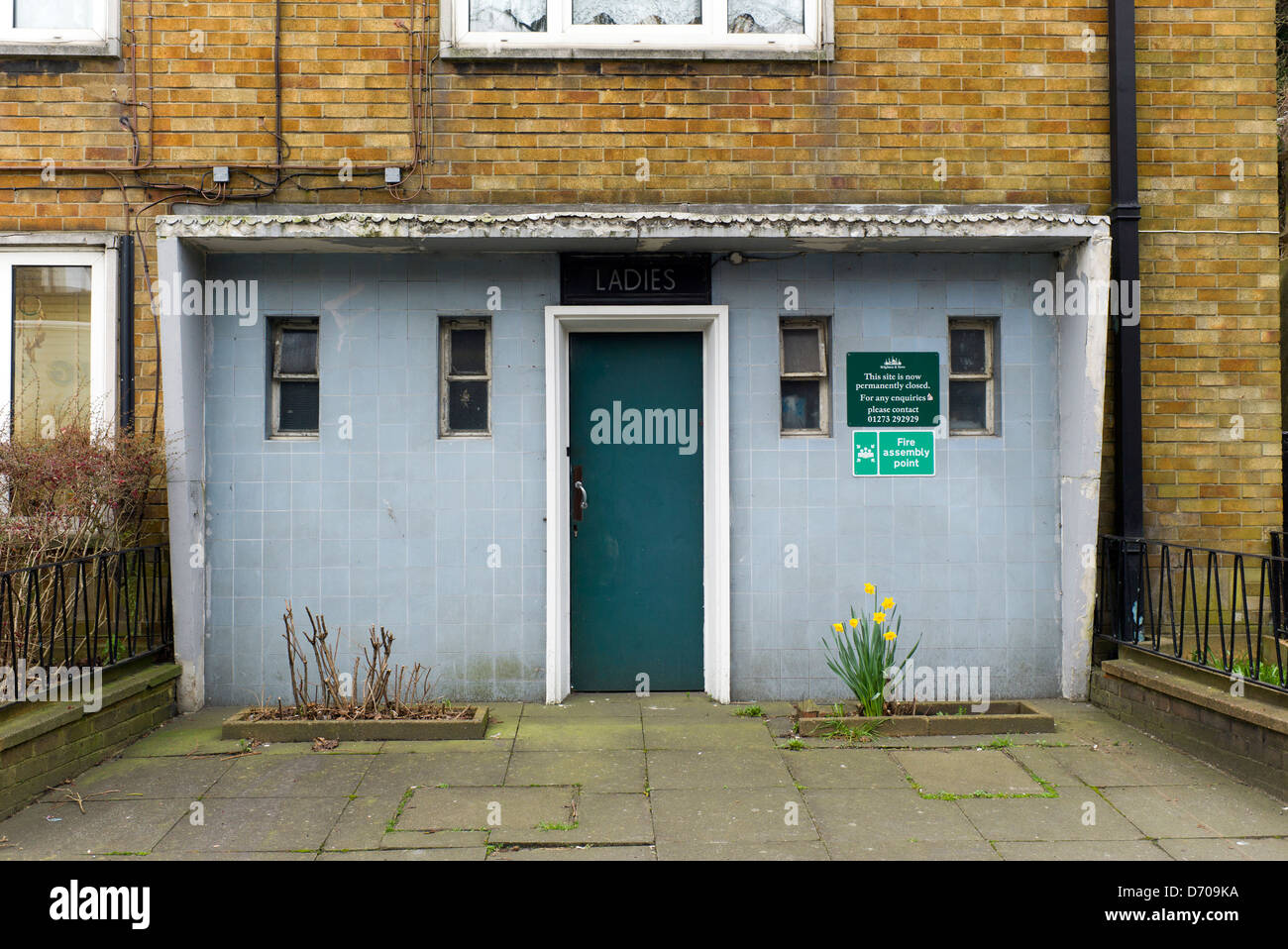 Stillgelegte öffentliche Toilette Damen, Brighton Stockfoto