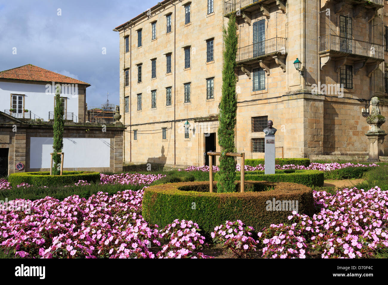 Mosteiro de San Martino Pinario in Old Town, Santiago De Compostela, Galicien, Spanien, Europa Stockfoto