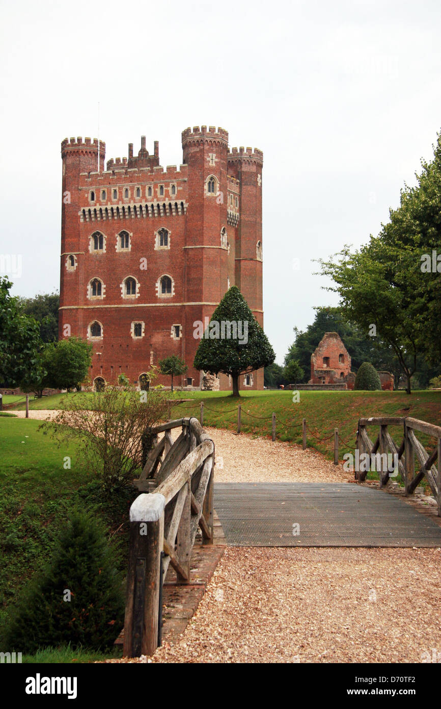 Tattershall Castle ist eine Burg in Tattershall, Lincolnshire, England, Stockfoto