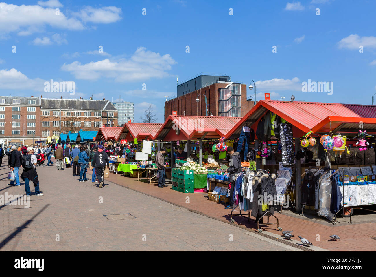 Dem freien Markt an Kirkgate Market, Leeds, West Yorkshire, Großbritannien Stockfoto