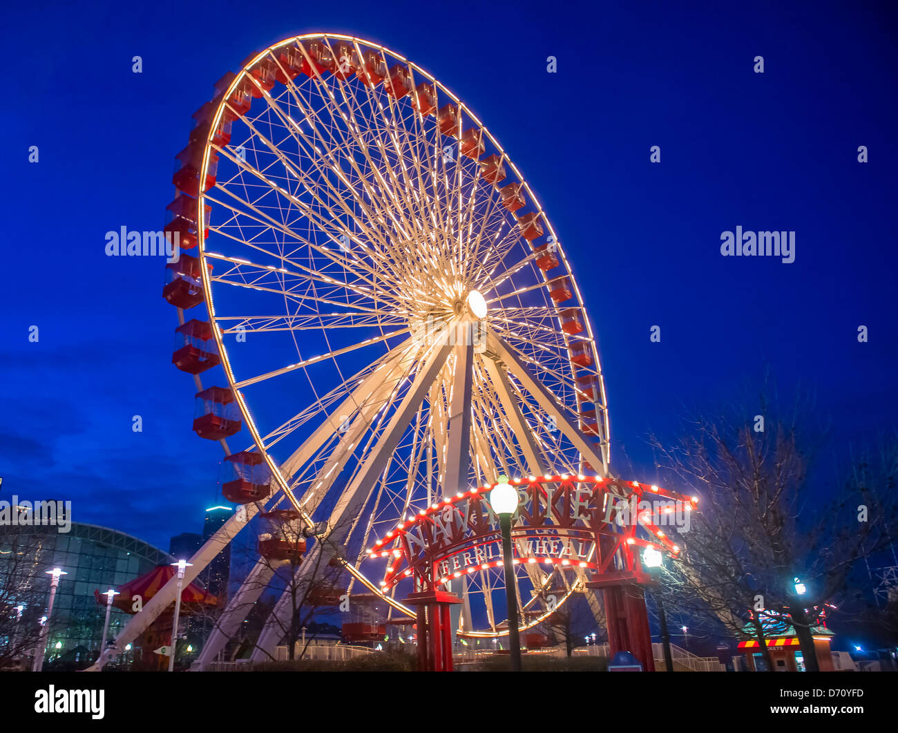 Navy Pier in Chicago Stockfoto