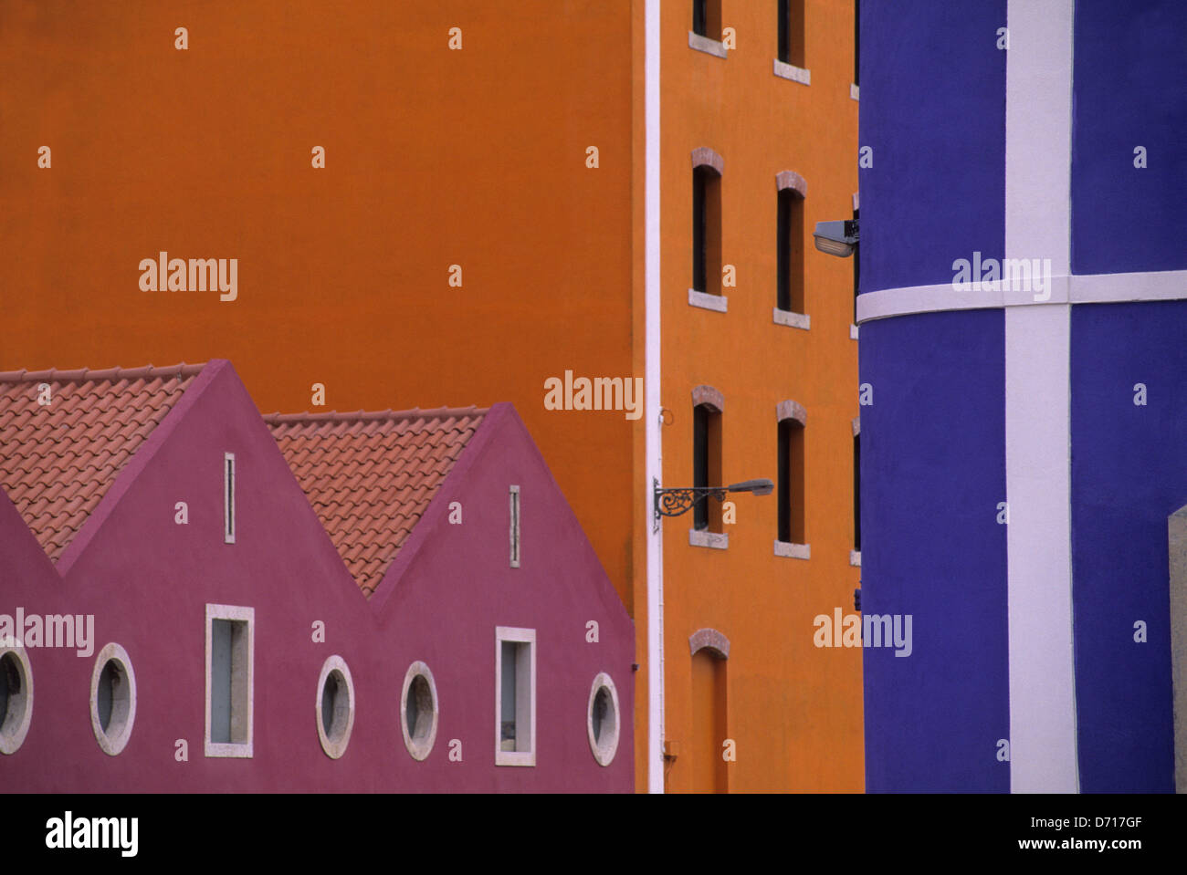 Portugal, Lissabon, Belem, farbenfrohen Gebäuden Stockfoto
