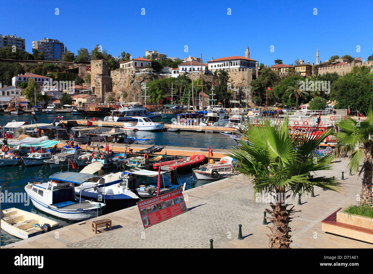 Hafen von Antalya, Antalya, Türkei Stockfoto