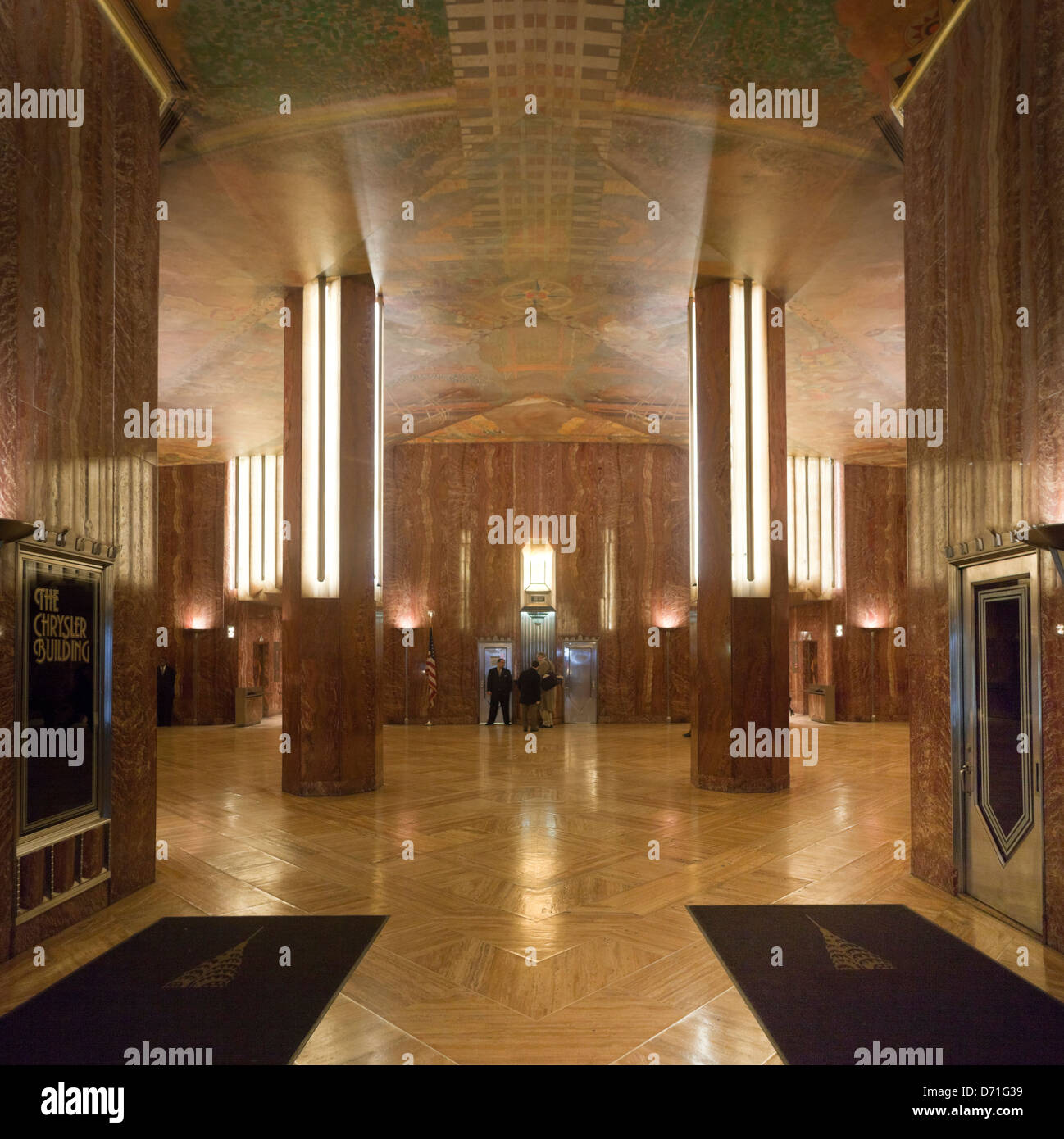 New York Chrysler Building Lobby Stockfoto Bild 55968285