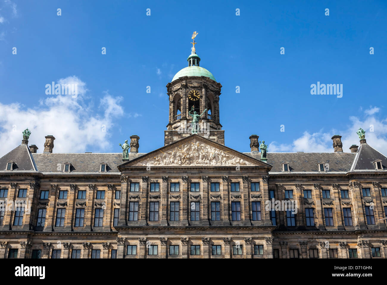 Amsterdam, Dam, Koninklijk Paleis, Nordholland, Niederlande Stockfoto