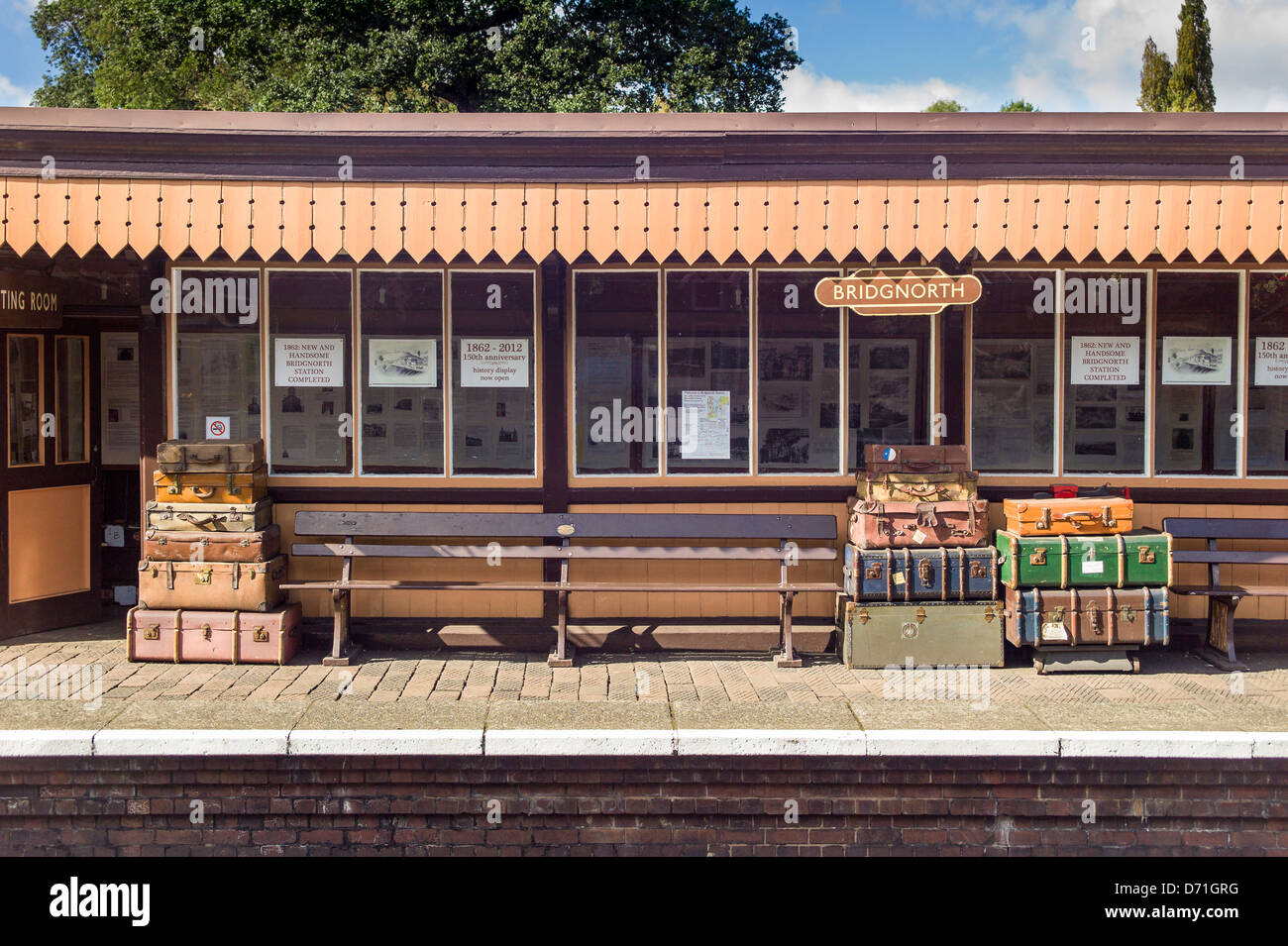 Bahnhof Bridgnorth in Shropshire England UK EU Stockfoto
