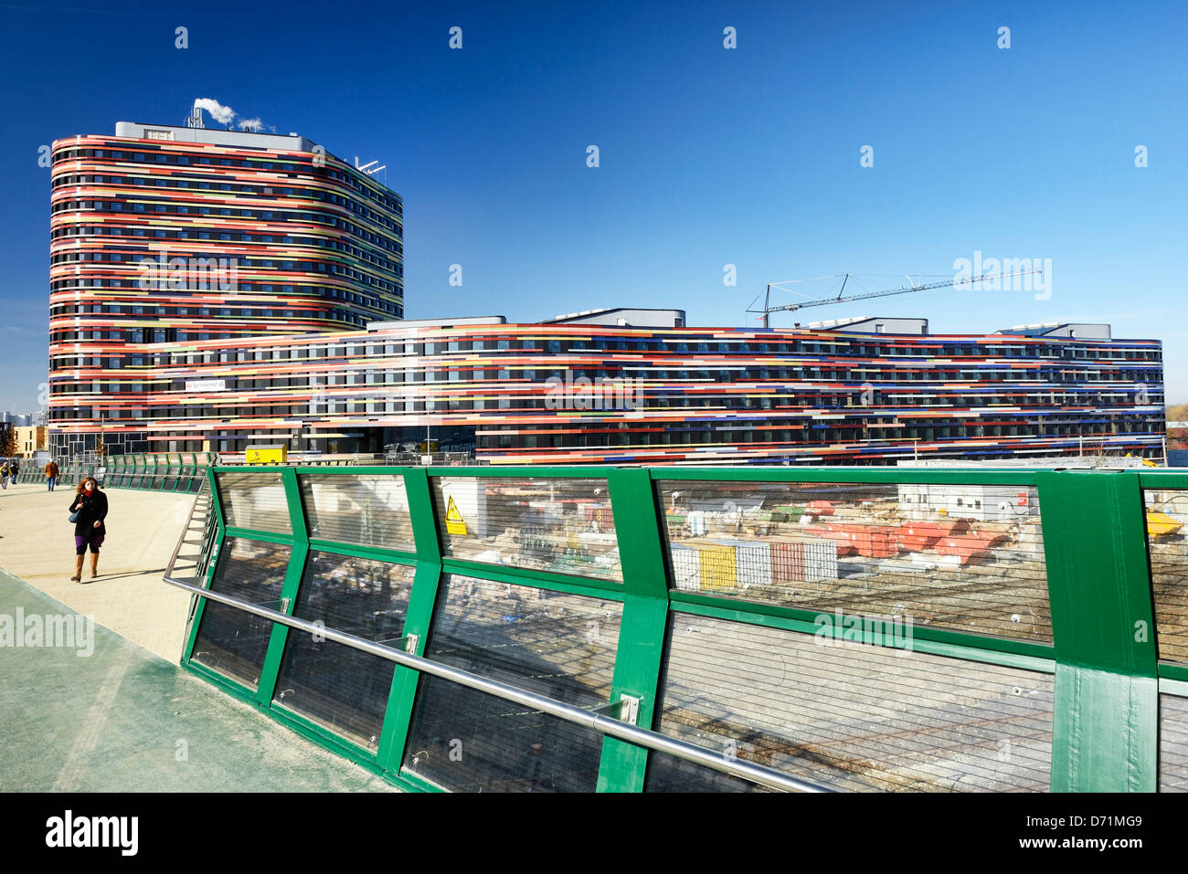 Neubau der Behörde für Stadtentwicklung und Umwelt in Wilhelms Burg, Hamburg, Deutschland, Europa Stockfoto