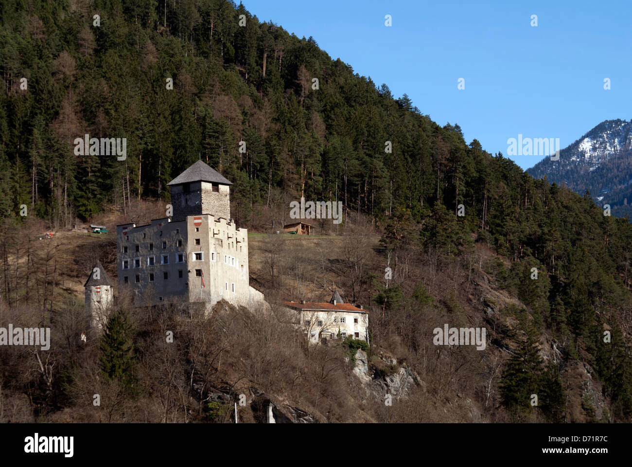 Schloss Landeck, in der AustrianTyrol Stockfoto