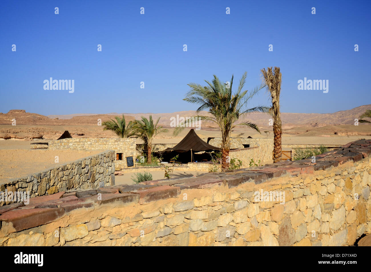 Nawamis Wüste Zentrum, Sinai, Ägypten Stockfoto