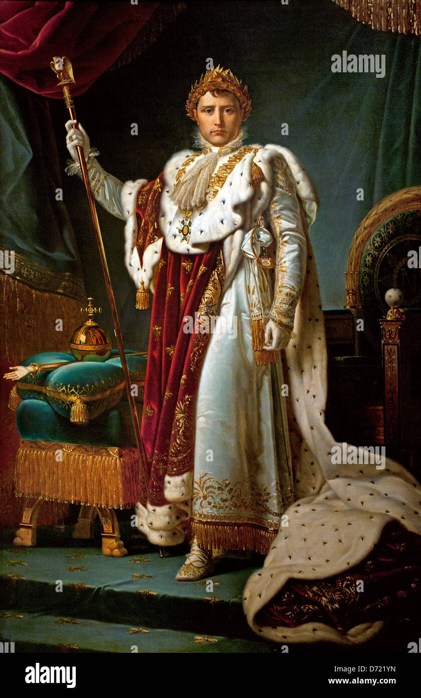Kaiser Napoleon Bonaparte ich Studio von François Pascal Simon Gérard 1770-1837 Frankreich Französisch Stockfoto