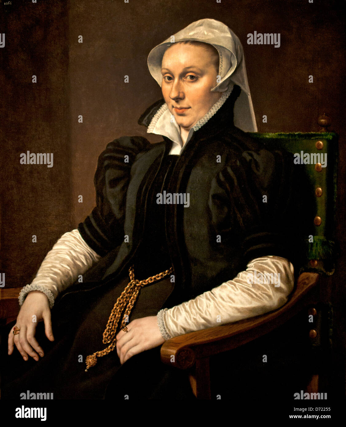 Porträt von Anne Fernely Englisch 1560 Anthonis Mor 1519-1576 Belgien Belgien Stockfoto