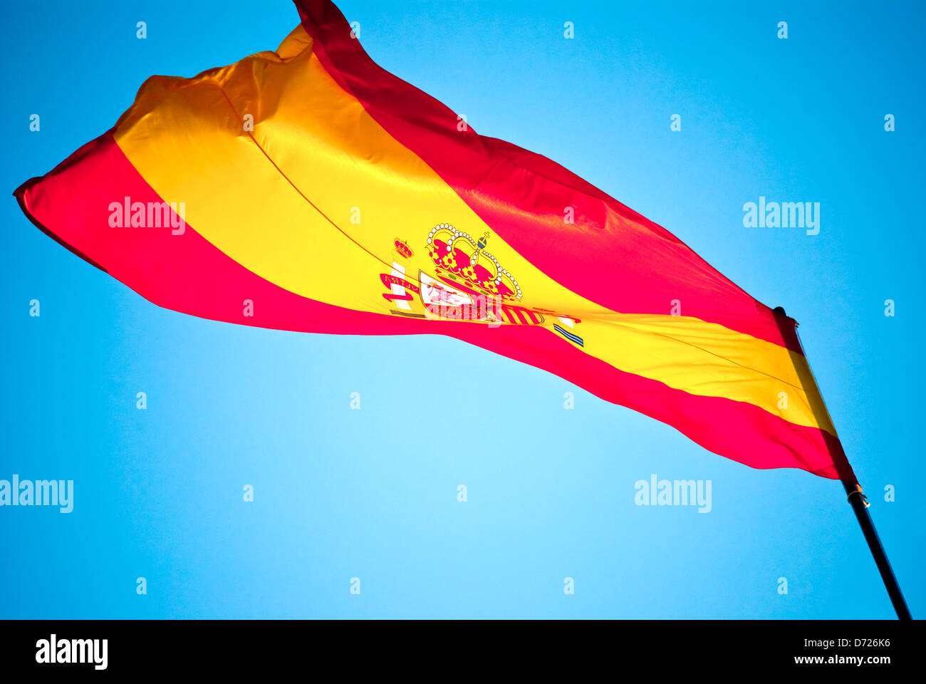 Bandera de España Stockfoto
