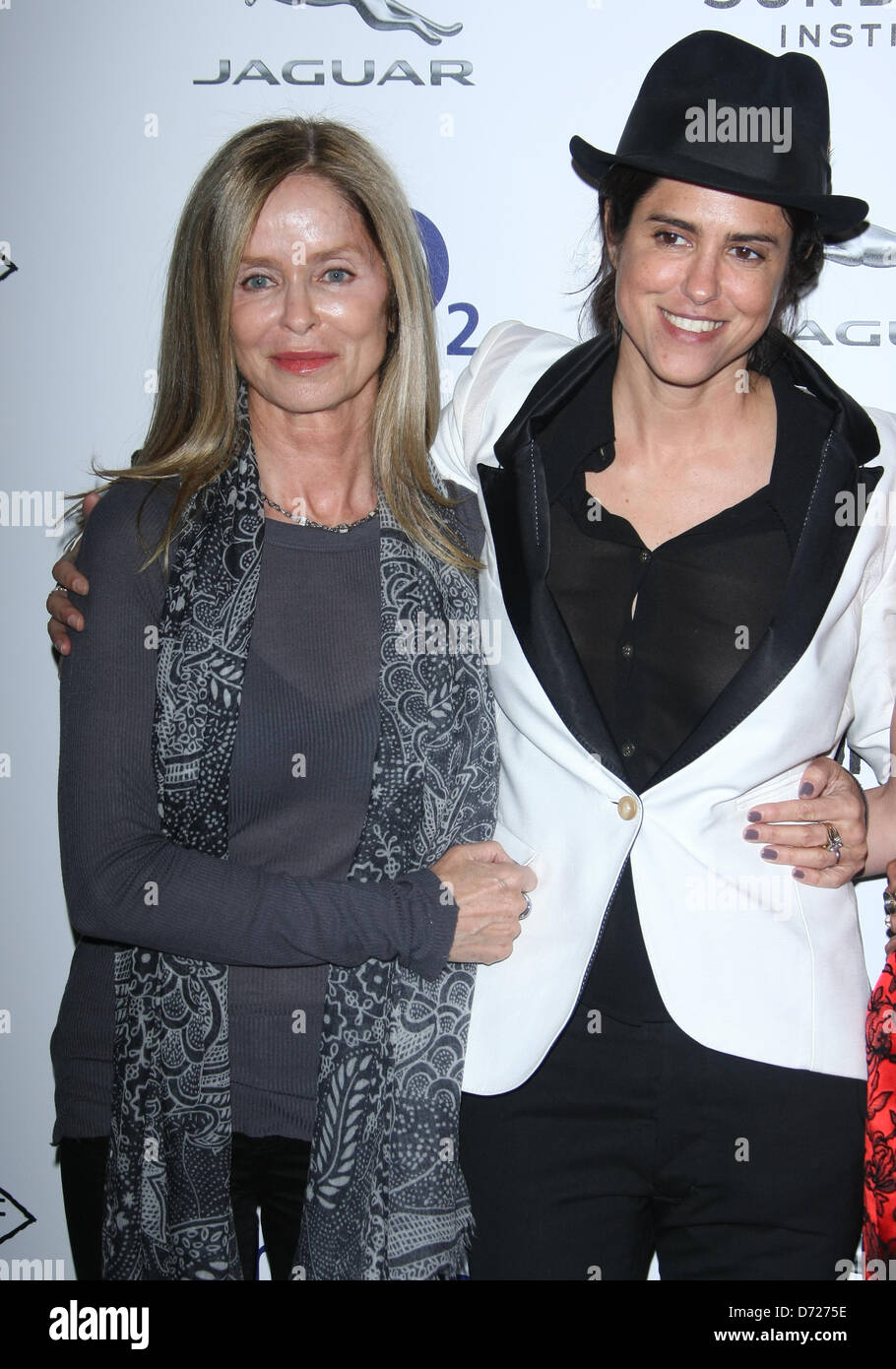 FRANCESCA GREGORIANI & BARBARA BACH EMANUEL UND DIE WAHRHEIT ÜBER FISCHE. INTERNATIONALE PREMIERE AUF DEM SUNDANCE LONDON FILM UND MU Stockfoto