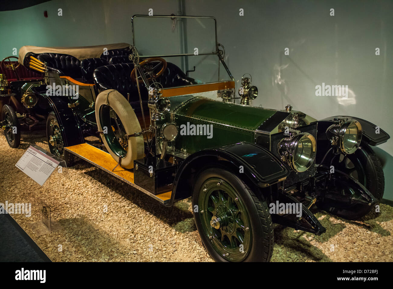 1910 rolls Royce Silver Ghost Tourer im National Automobile Museum in Reno Nevada Stockfoto