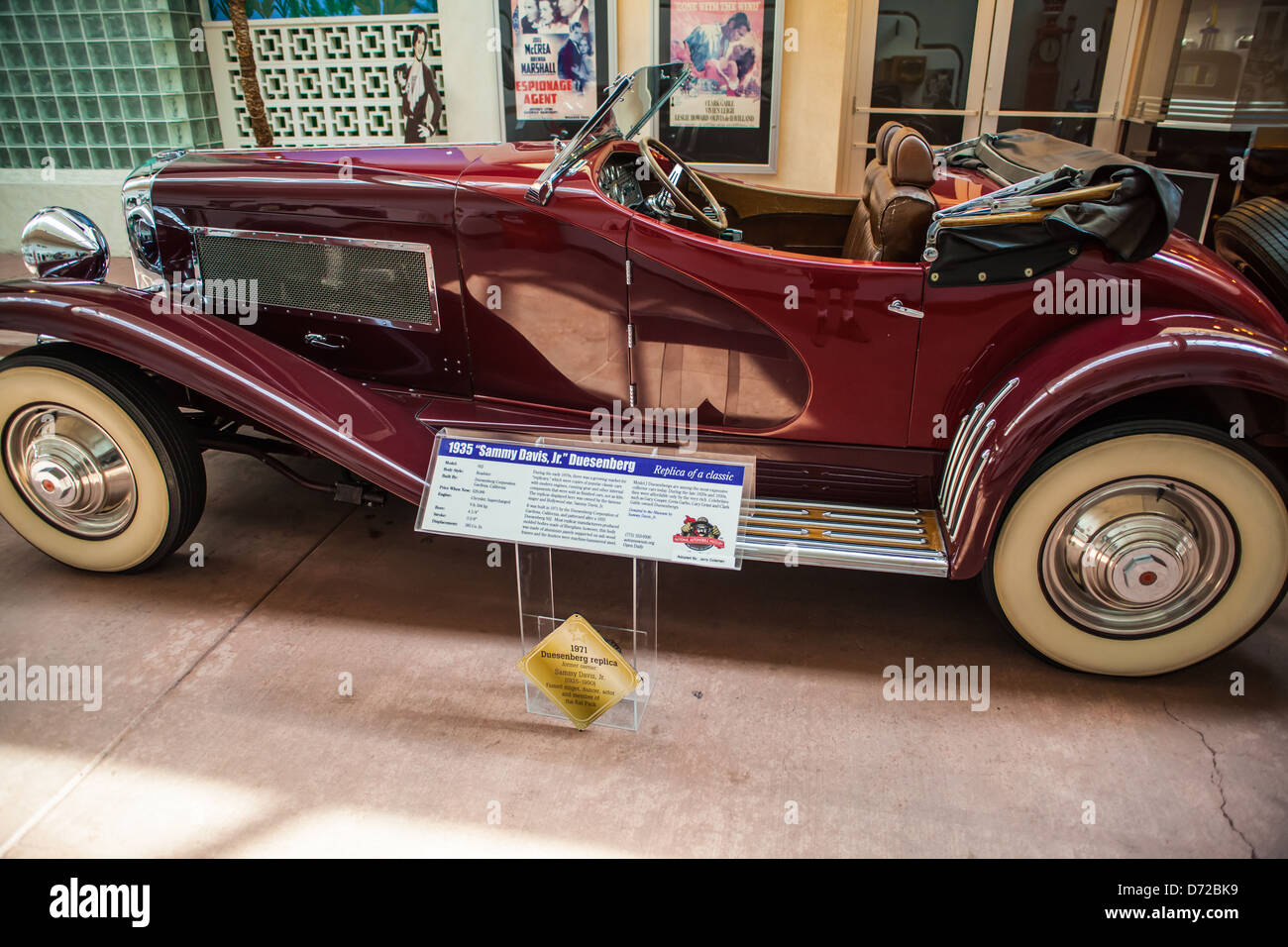 1971 erbaut 1935 Duesenberg eine Replikat-Auto mit modernen Komponenten.  In diesem Beispiel war im Besitz von Sammy Davis Junior. Stockfoto