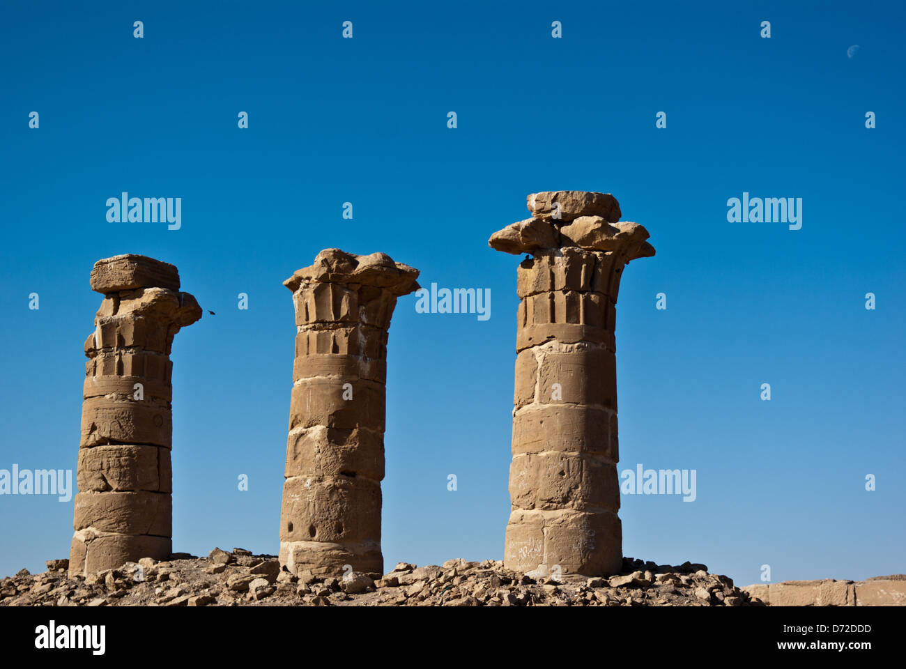 Echnatons Sesibi Tempel der Aten (Aton), Nord-Sudan Stockfoto