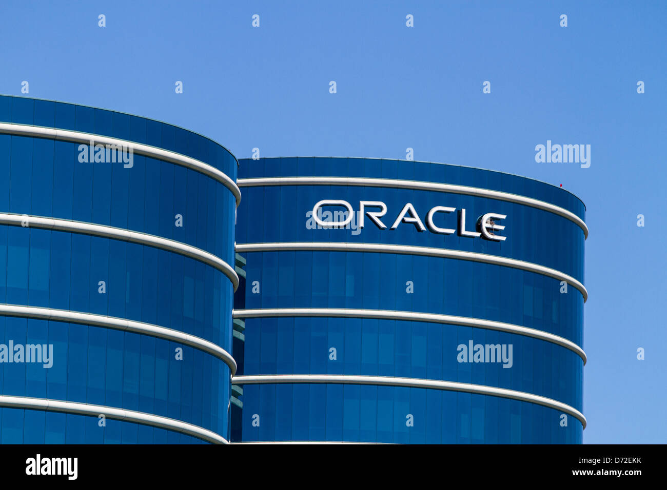 Oracle-Hauptsitz in Redwood Shores, Kalifornien Stockfoto