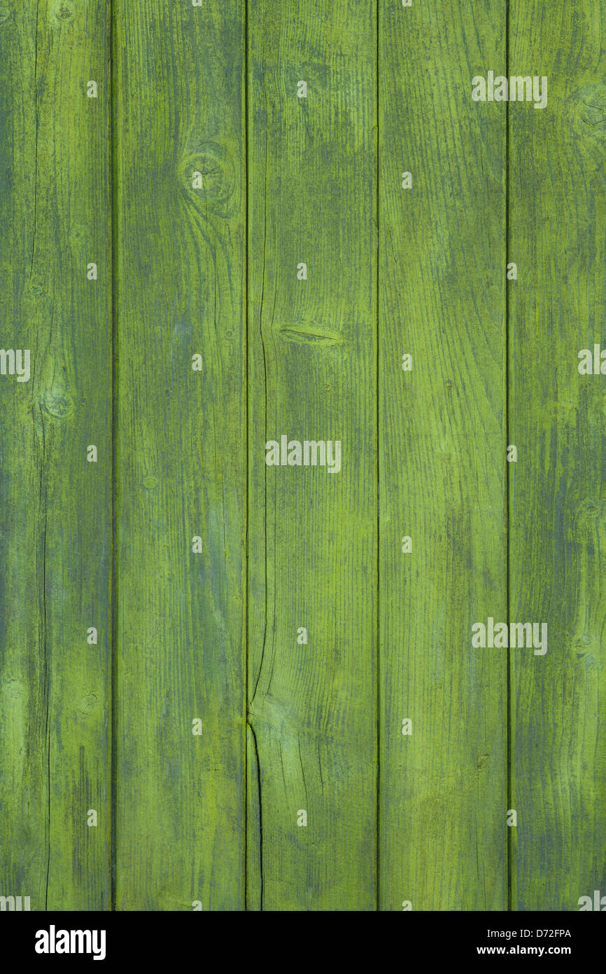 grünen Planken Hintergrund oder Holz Maserung Stockfoto
