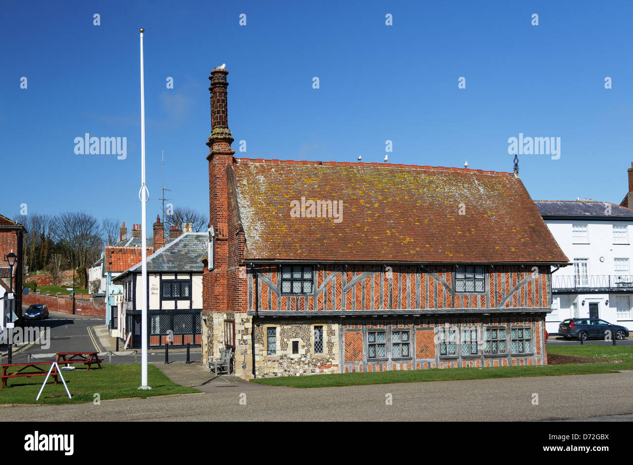 Der Moot Haus, Aldeburgh, Suffolk. Stockfoto