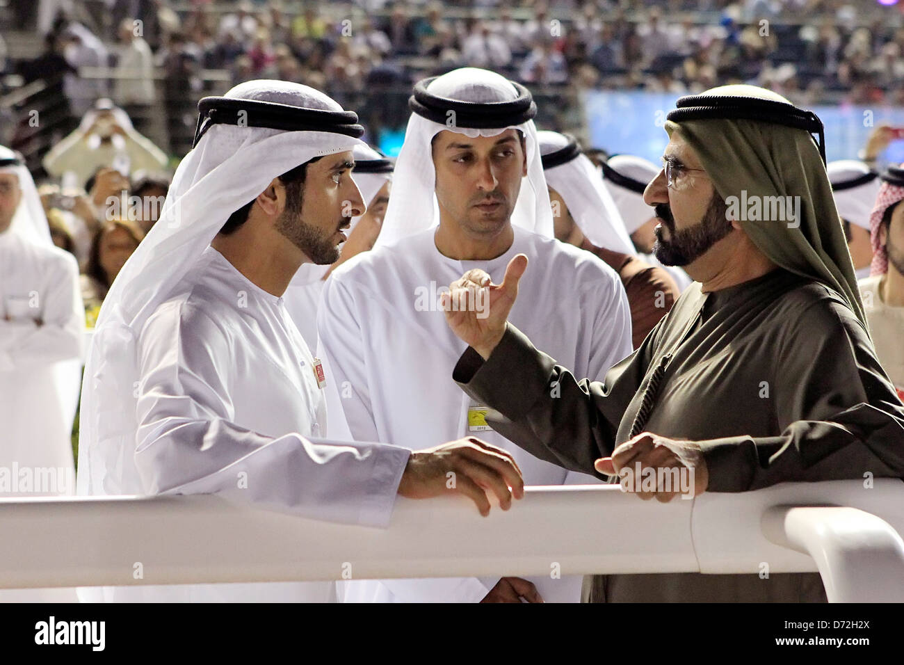 Dubai, Vereinigte Arabische Emirate, Scheich Mohammed bin Rashid Al Maktoum, Leiter der Dubai Stockfoto