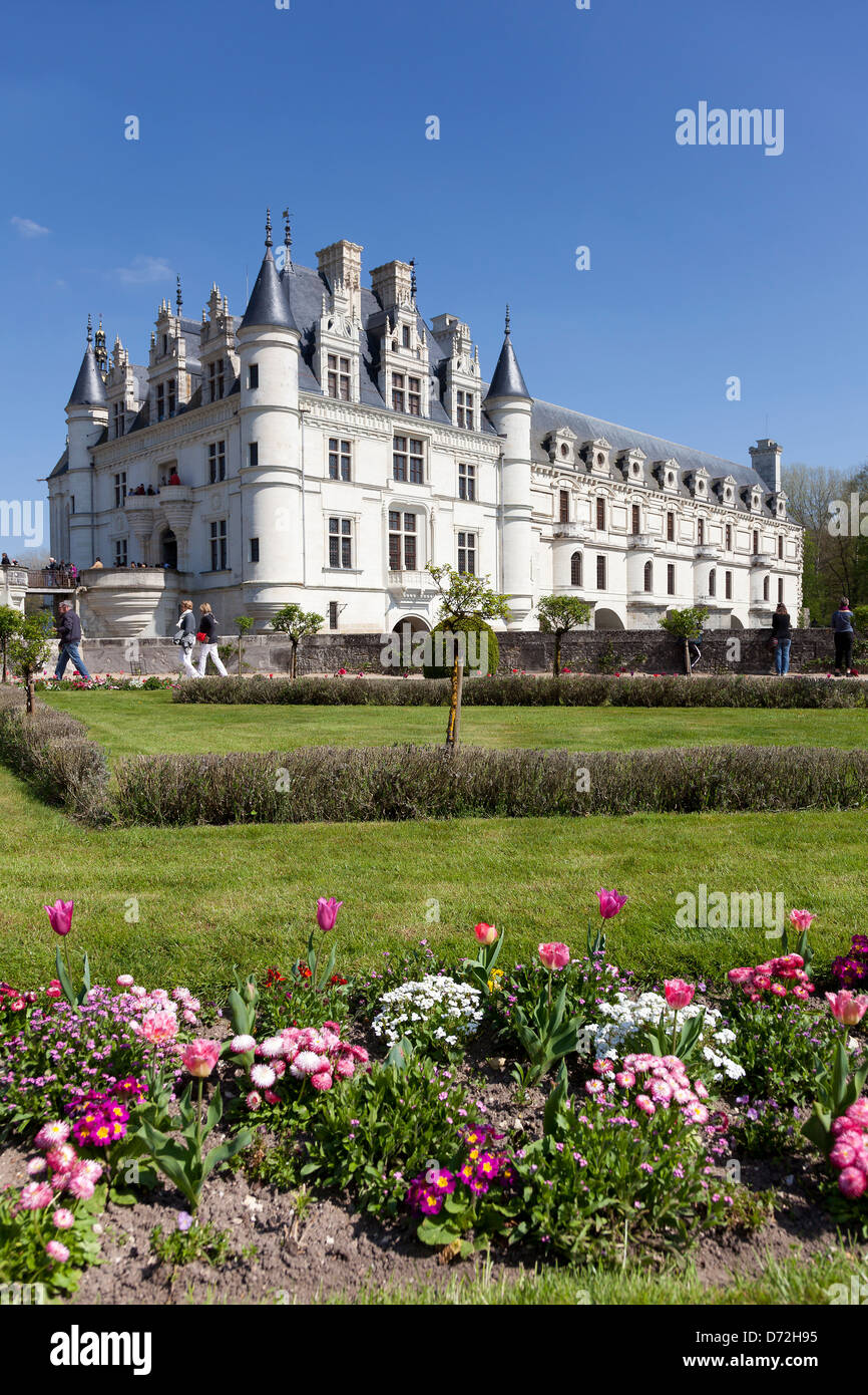 Schloss Chenonceaux, Indre et Loira, Centre, Frankreich Stockfoto