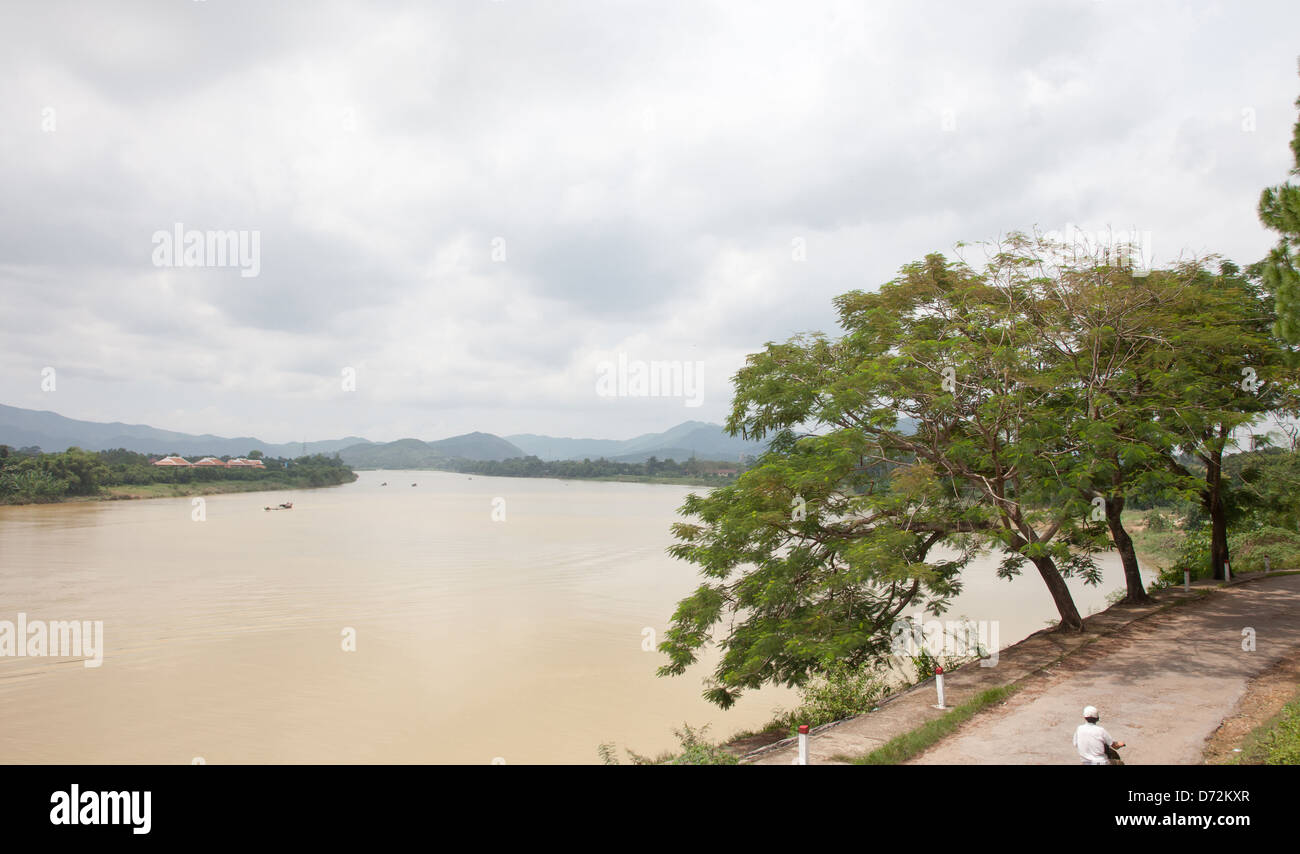 Hue, Vietnam, Parfume River Stockfoto
