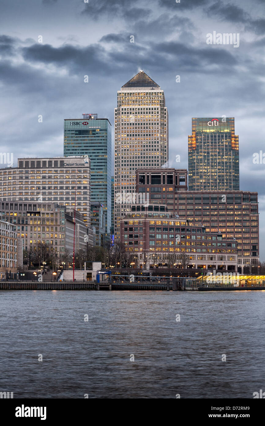 Canary Wharf, London, UK Stockfoto