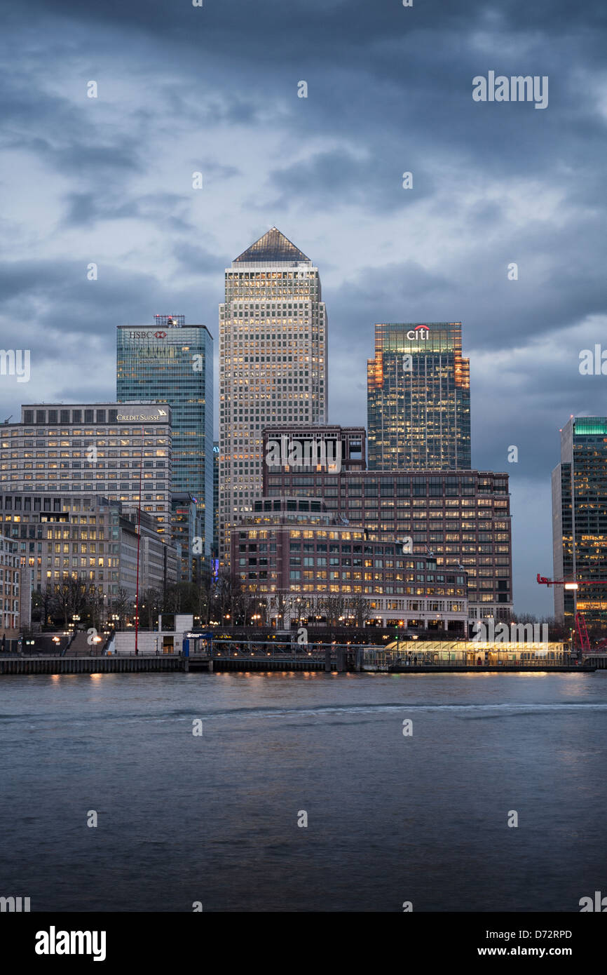 Canary Wharf, London, UK Stockfoto