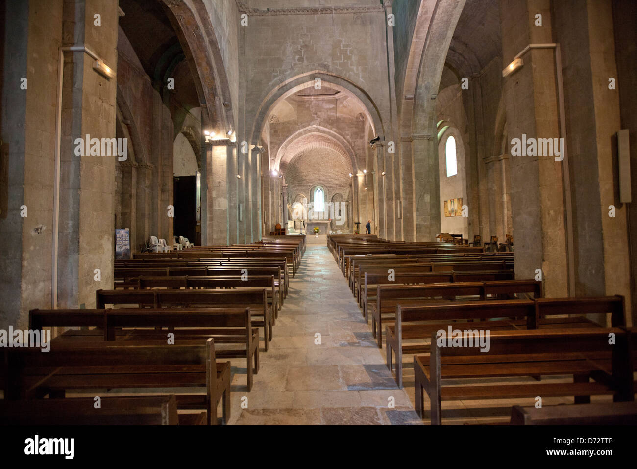 Vaison-la-Romaine, Frankreich, Notre-Dame de Nazareth, die Kathedrale Stockfoto