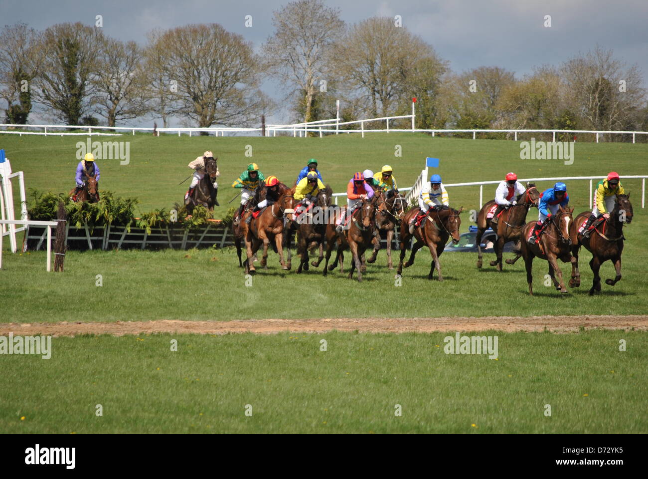 Pferderennen punchestown Fotos und Bildmaterial in hoher Auflösung Alamy