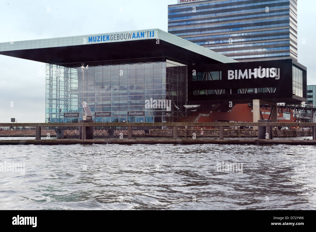 Die Bimhuis jazz Concert Hall. Amsterdam. Stockfoto