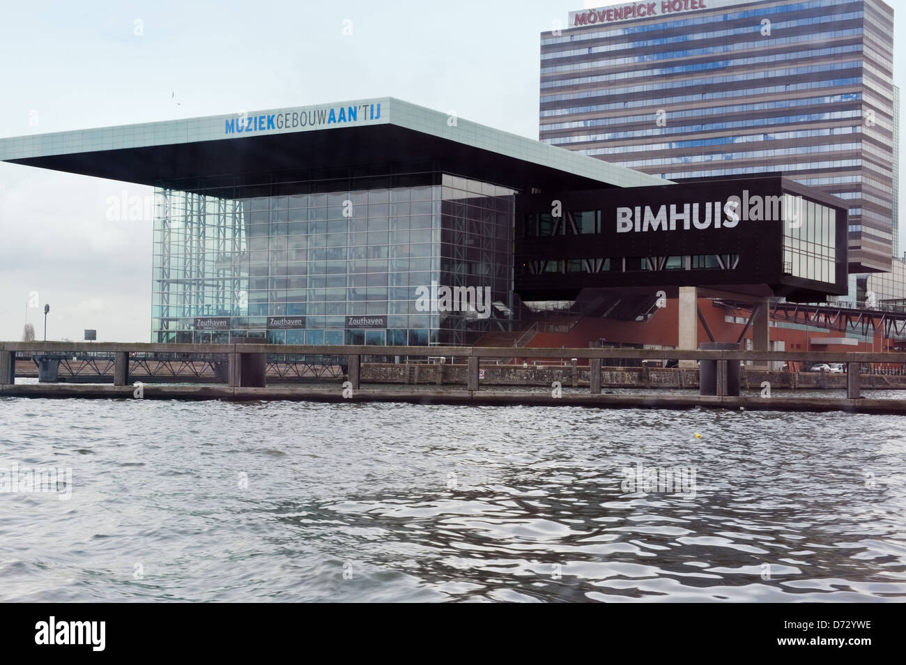 Die Bimhuis jazz Concert Hall. Amsterdam. Stockfoto