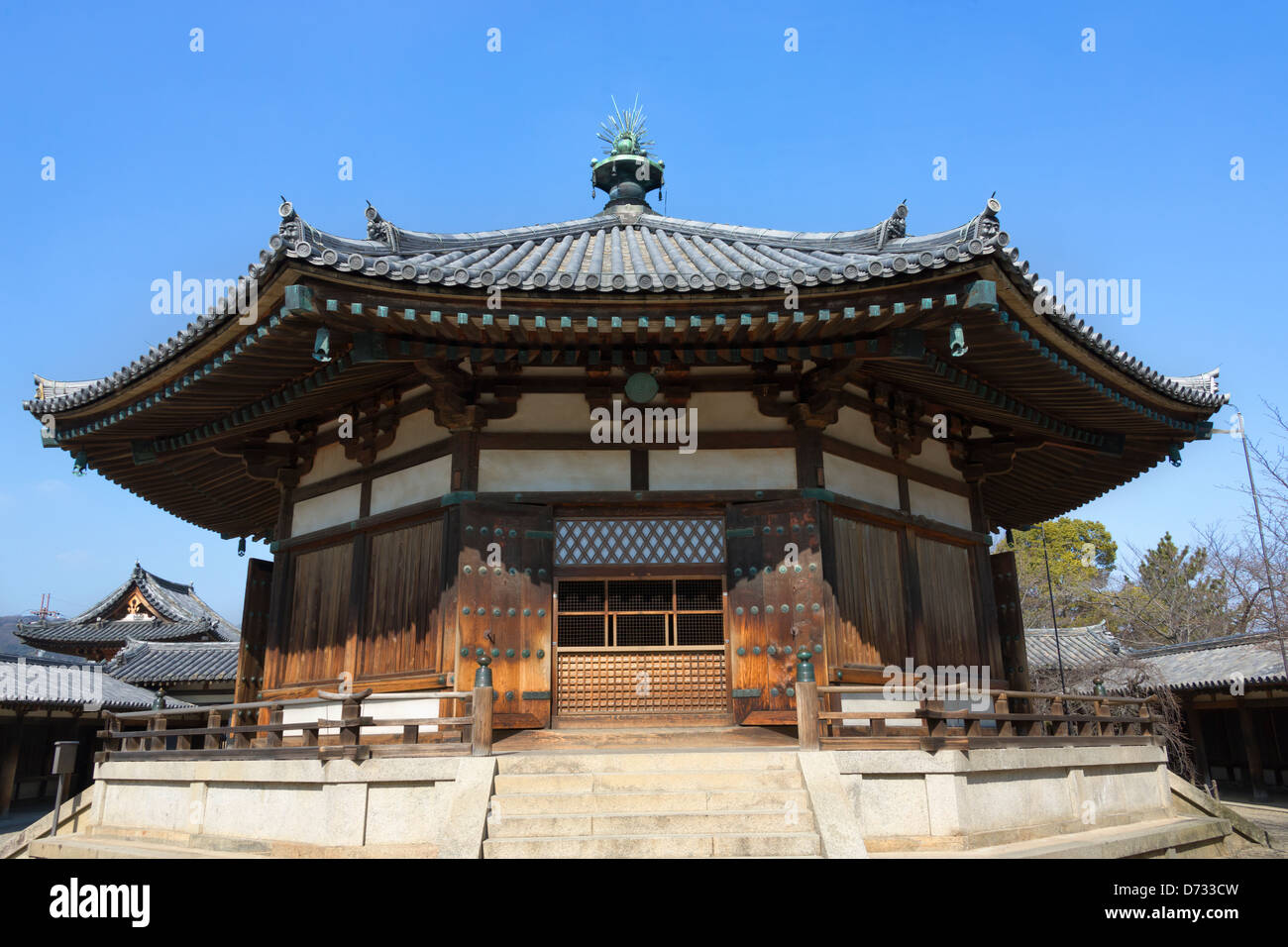 Horyuji-Tempel, Nara, Japan Stockfoto