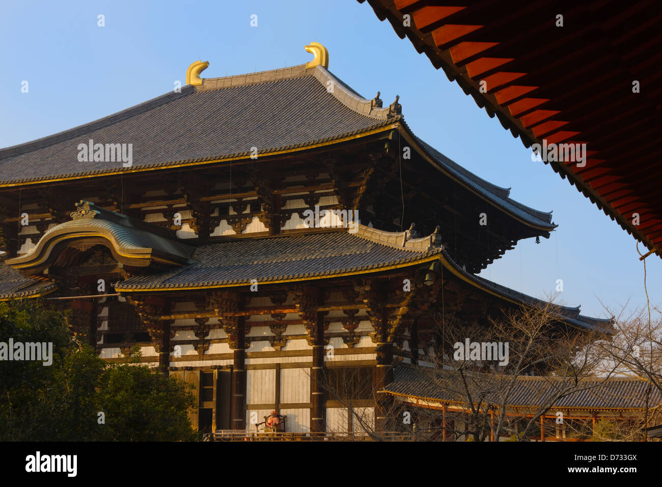 Todaiji Tempel, größte hölzerne Tempel in der Welt, Nara, Japan Stockfoto