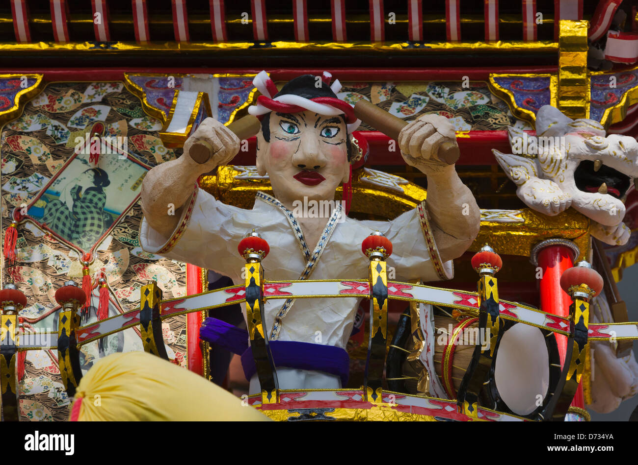 Parade Float, Yokote, Präfektur Akita, Japan Stockfoto