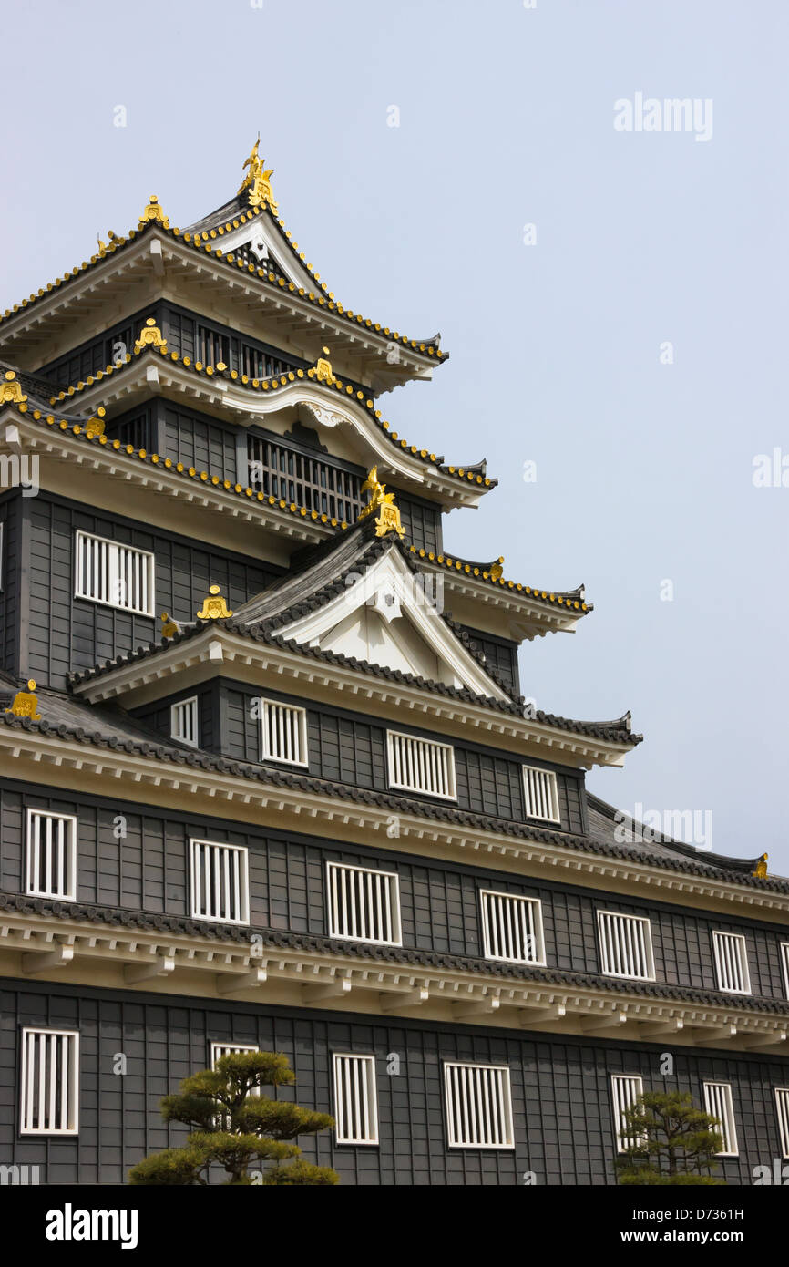 Burg Okayama, Okayama, Japan Stockfoto