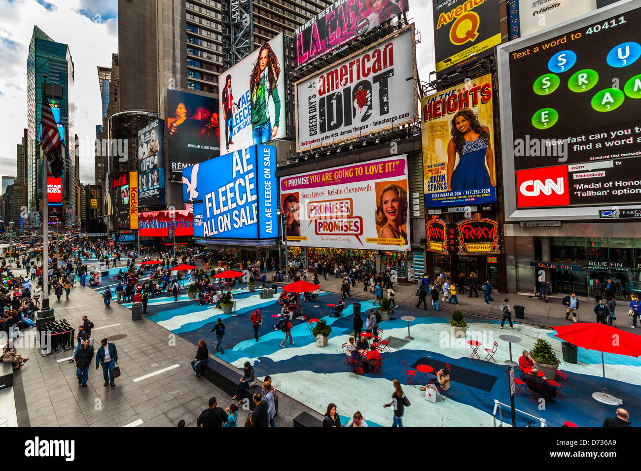 Times Square in New York Stockfoto
