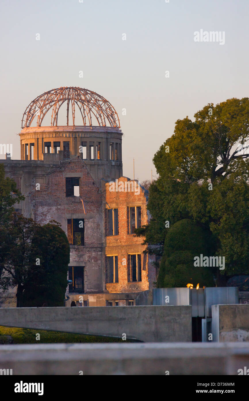 Atombombenkuppel, Hiroshima, Japan Stockfoto