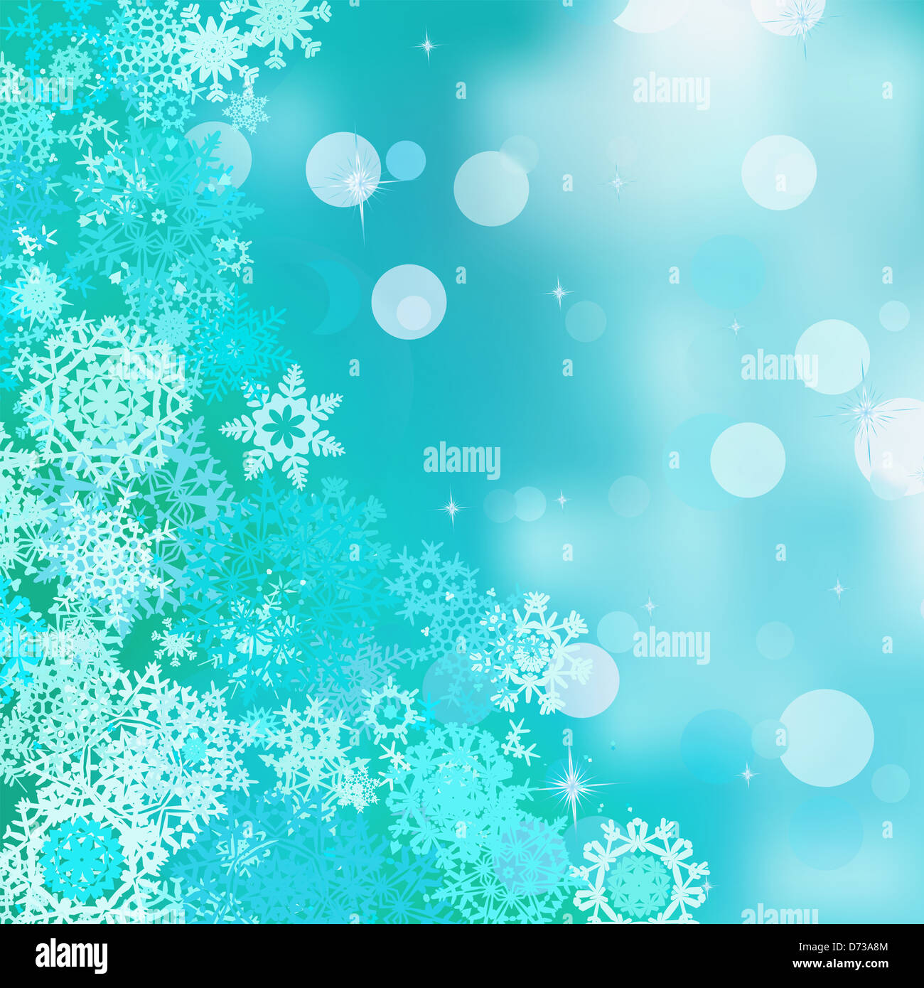 Abstrakte Winter Hintergrund Weihnachten Bokeh zu abstrahieren und beinhaltet auch Stockfoto