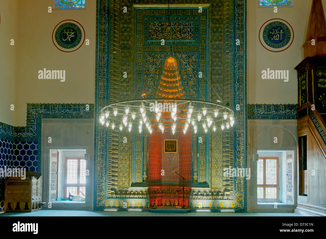 Yesil Moschee, Bursa, Türkei Stockfoto