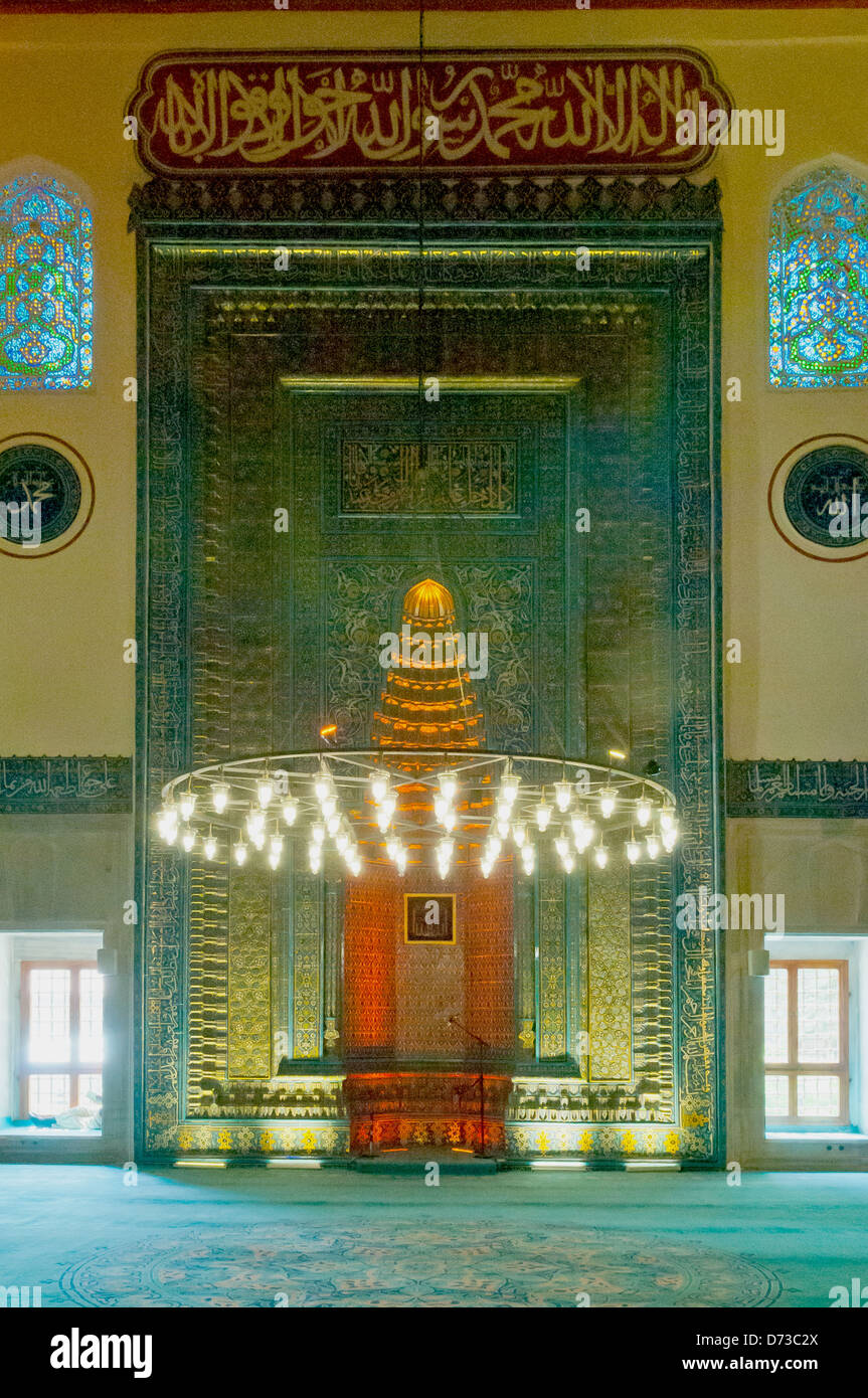 Yesil Moschee, Bursa, Türkei Stockfoto