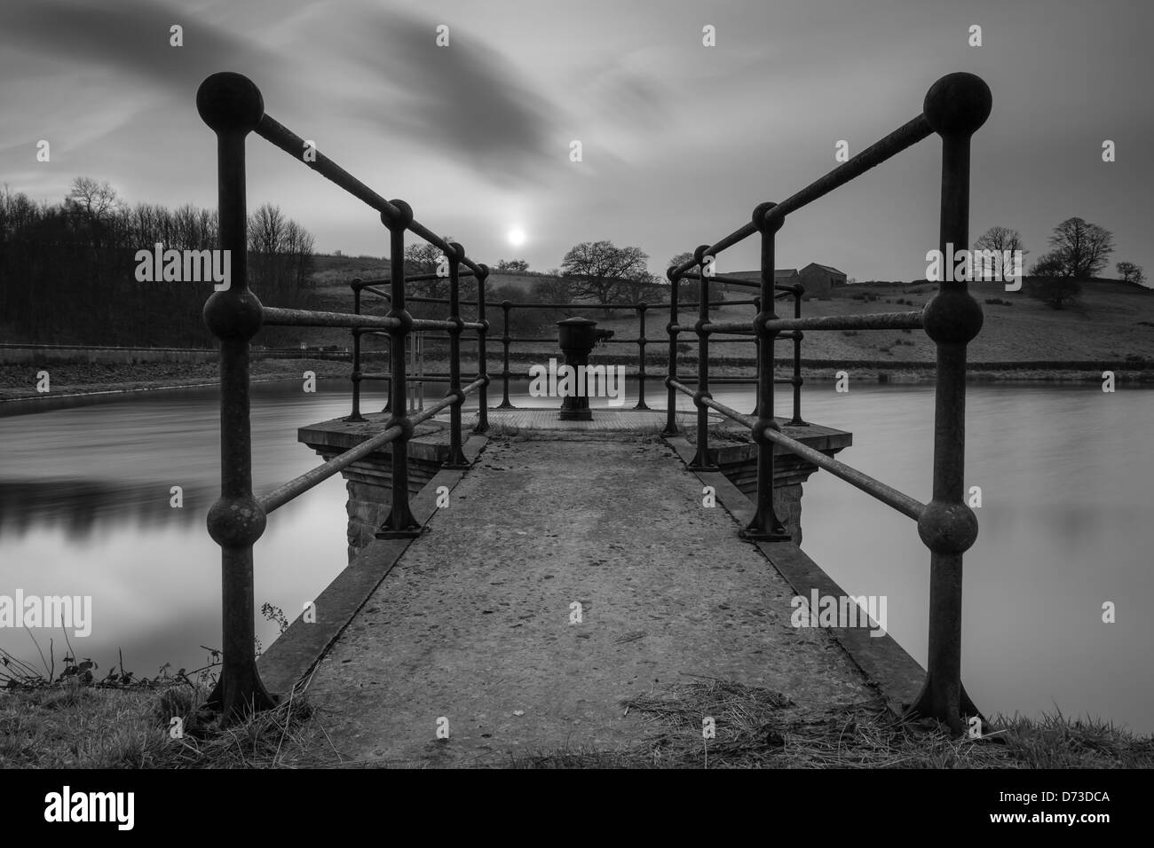 Biber-Reservoir, North Yorkshire Stockfoto