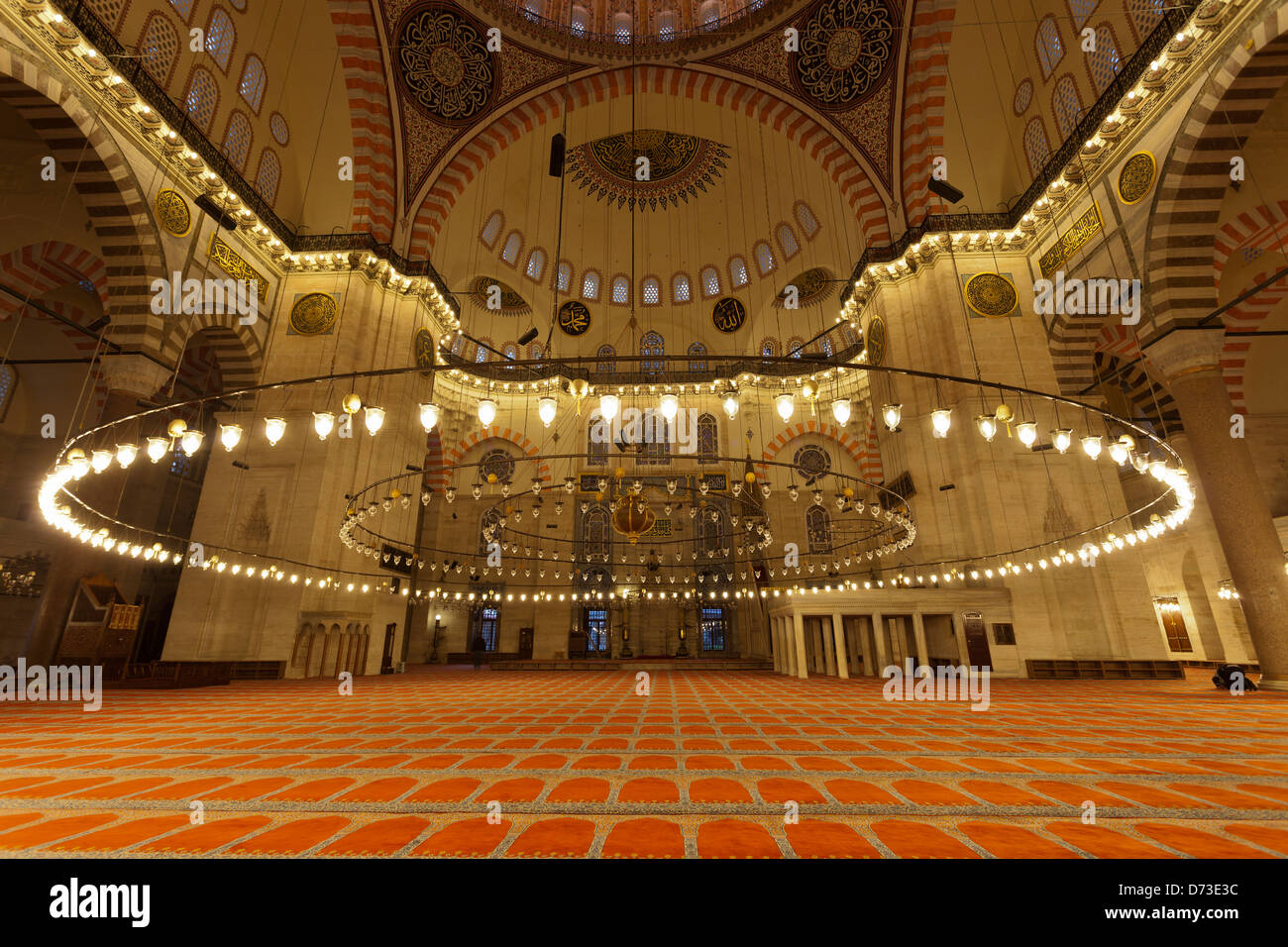 Suleimaniye Moschee (Estambul, Türkei) Stockfoto
