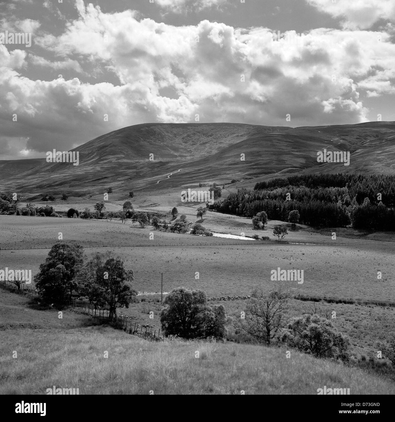 Spittal Glenshee, Schottland Landschaft in der Nähe von Spittal of Glenshee Stockfoto