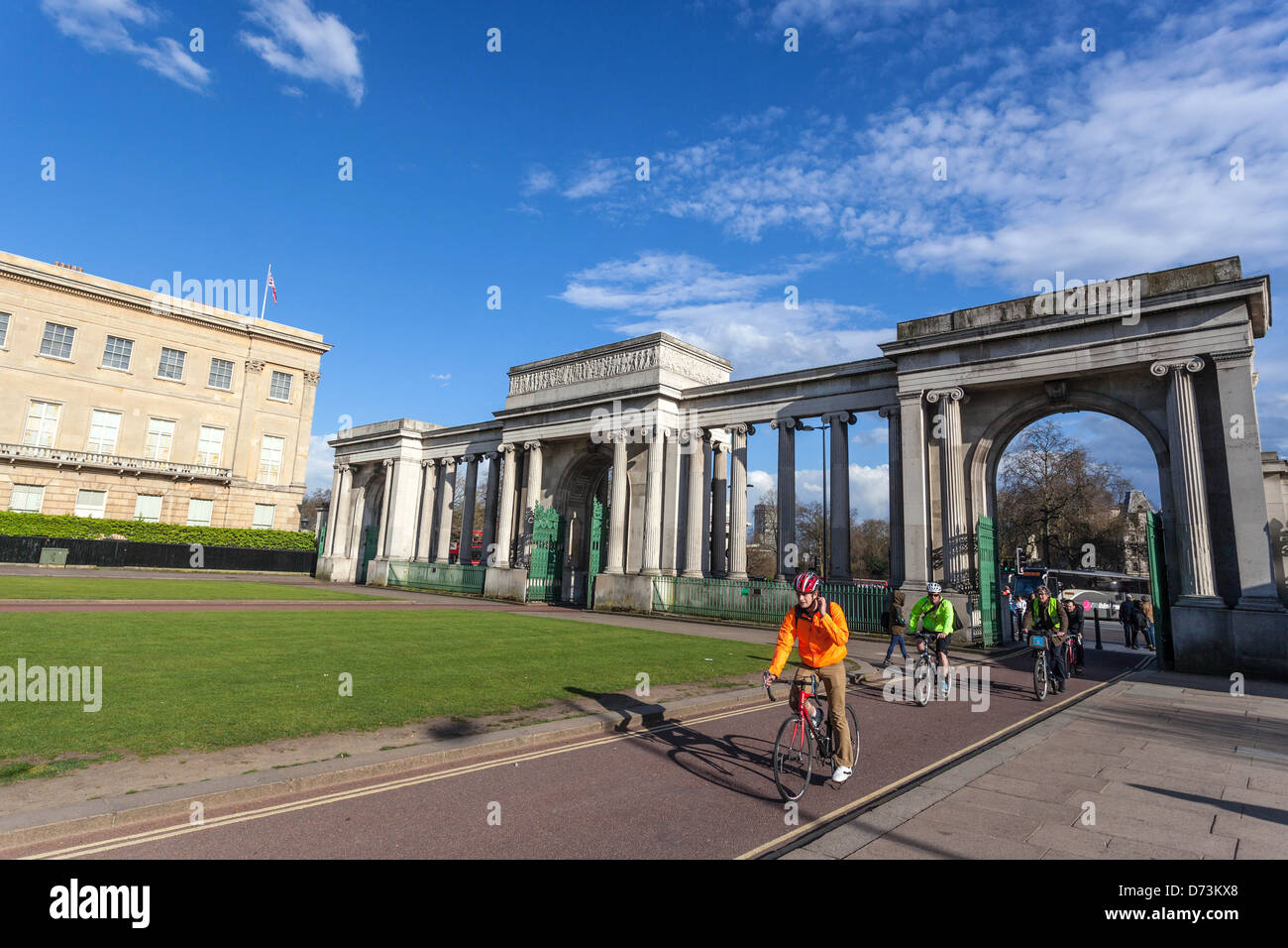 The Grand Entrance to Hyde Park (aka Hyde Park Screen oder Queen Elizabeth Gate), London, England, Großbritannien. Stockfoto