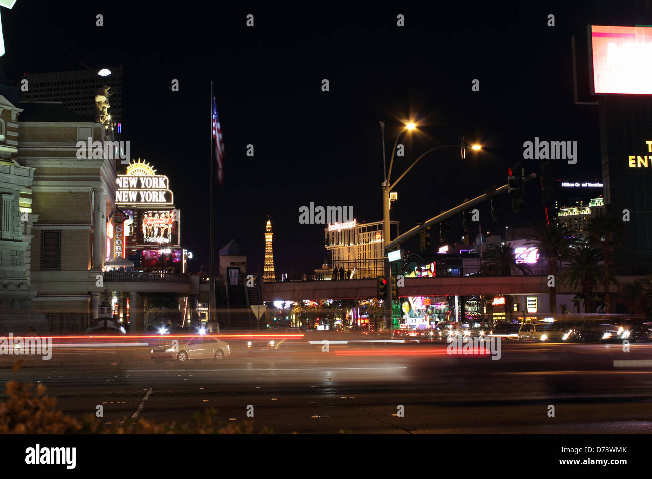Nachtaufnahmen aus Las Vegas, Nevada, Usa, April 2013 Stockfoto