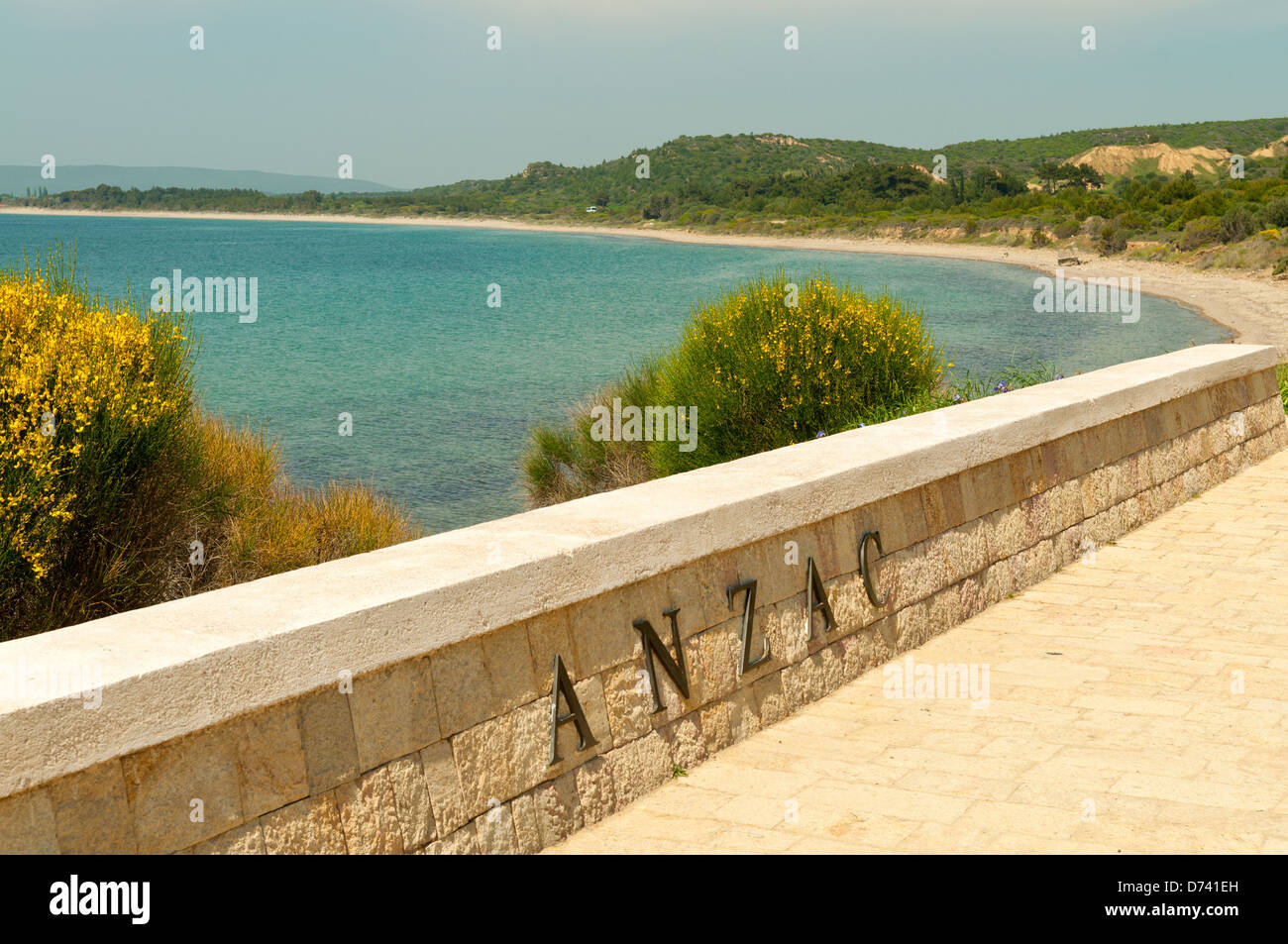 ANZAC Cove, Gallipoli, Türkei Stockfoto